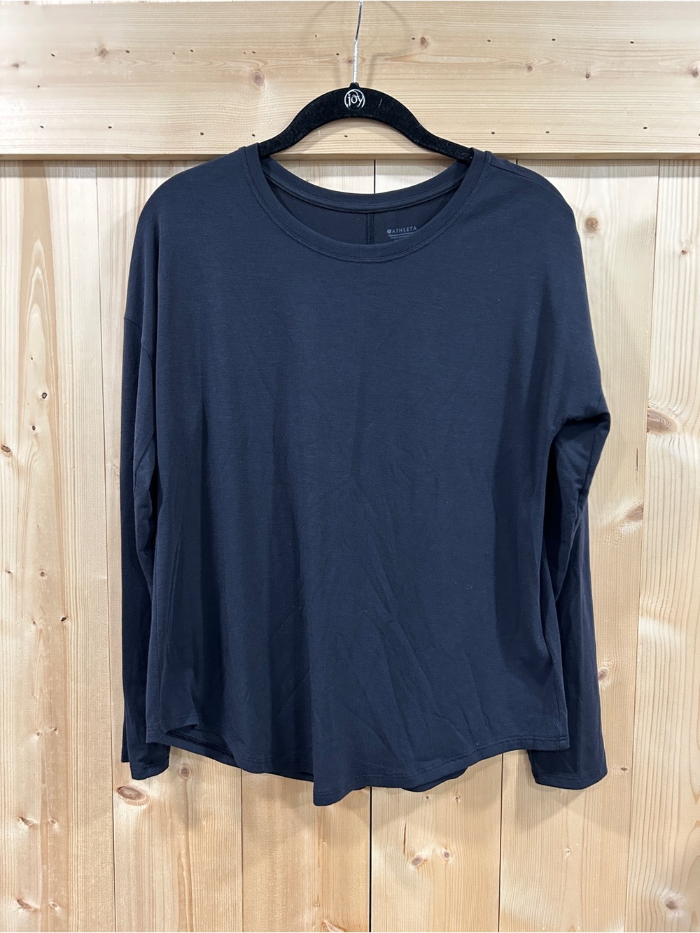 Athleta Move With Ease Top, Soft Black - XS Athleisure Gymcore Yoga Minimalist